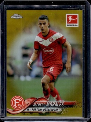 2018-19 Topps Chrome Bundesliga Gold Refractor /50 Alfredo Morales