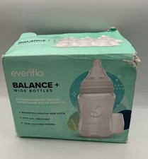 Evenflo Balance Wide Neck Baby Bottles 6-Pack 9oz/270mL Slow Flow Anti-Colic