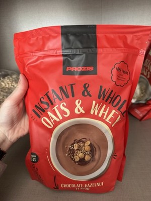 Prozis Instant Oats Mit Whey Choclate Hazelnut