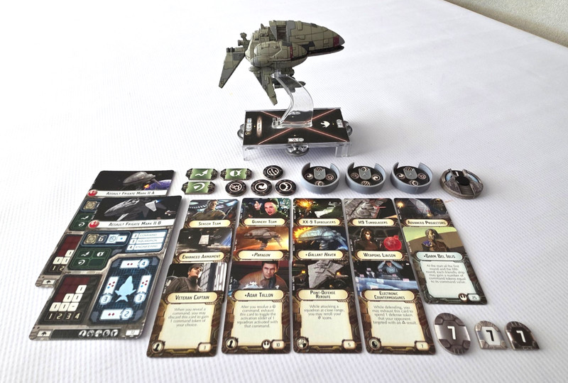 Rebel Assault Frigate Mark II Expansion - Star Wars Armada COMPLETE