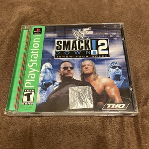 Jeu PS1 Smackdown 2 Know Your Role - Boîte Complète, Très Bon état