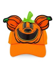 New Disney Baseball Cap Hat Halloween Mickey's Pumpkin Patch Jack-o'-Lantern