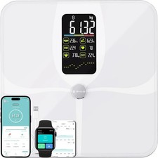 Smart Scales for Body Weight Body Fat , Lepulse Large Display Digital Bathroom S