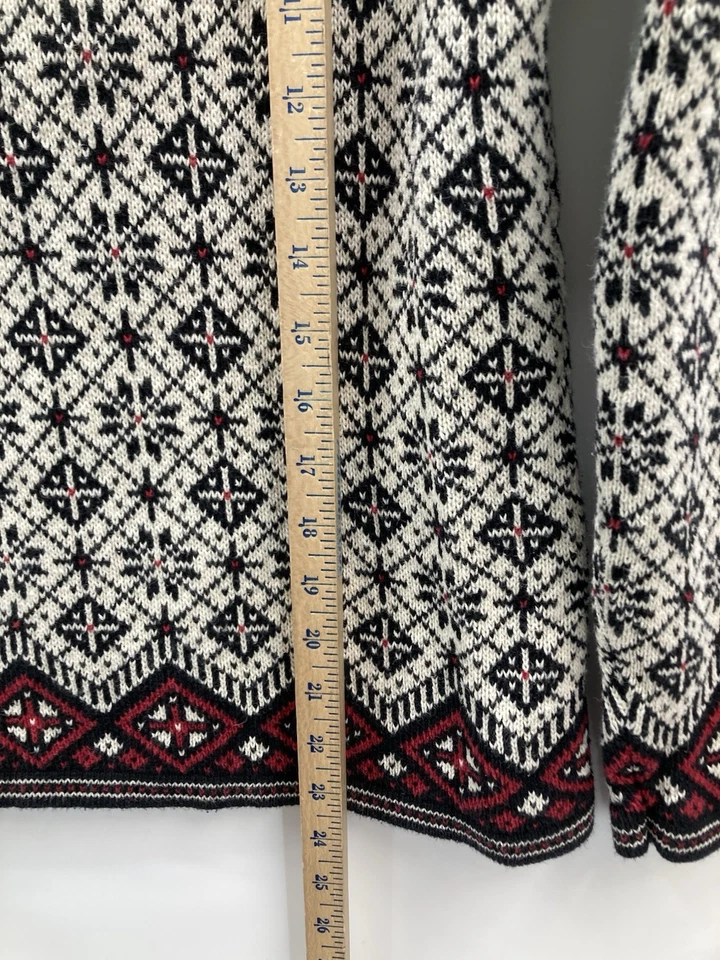 Suéter Nomadic Traders Nórdico 1/4 Cremallera Para Mujer Grande Ramie Mezcla de Algodón Foto 4 de 4