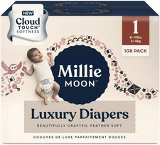 Diapers Sizes 1-6 Luxury Diapers COUCHES DE Luxe Choose Size  Size 1-108 Diape