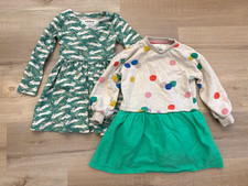 Mini BODEN Dress Bundle Twirly Ballerina Bunny 4-5Y Polka Dot Sweatshirt 5-6Y
