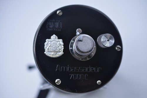 Vintage Abu Garica Ambassadeur 7000C Levelwind Reel Sweden Very Good+ #840300 - Picture 9 of 14