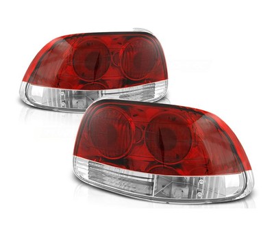 Rear Lights for HONDA CRX DEL SOL 1992 1993 1994 1995 1996 1997 Red White
