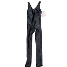VTG The Body Co Leotard Bodysuit Aerobics Dance 80s Black Stretch NEW WITH TAGS