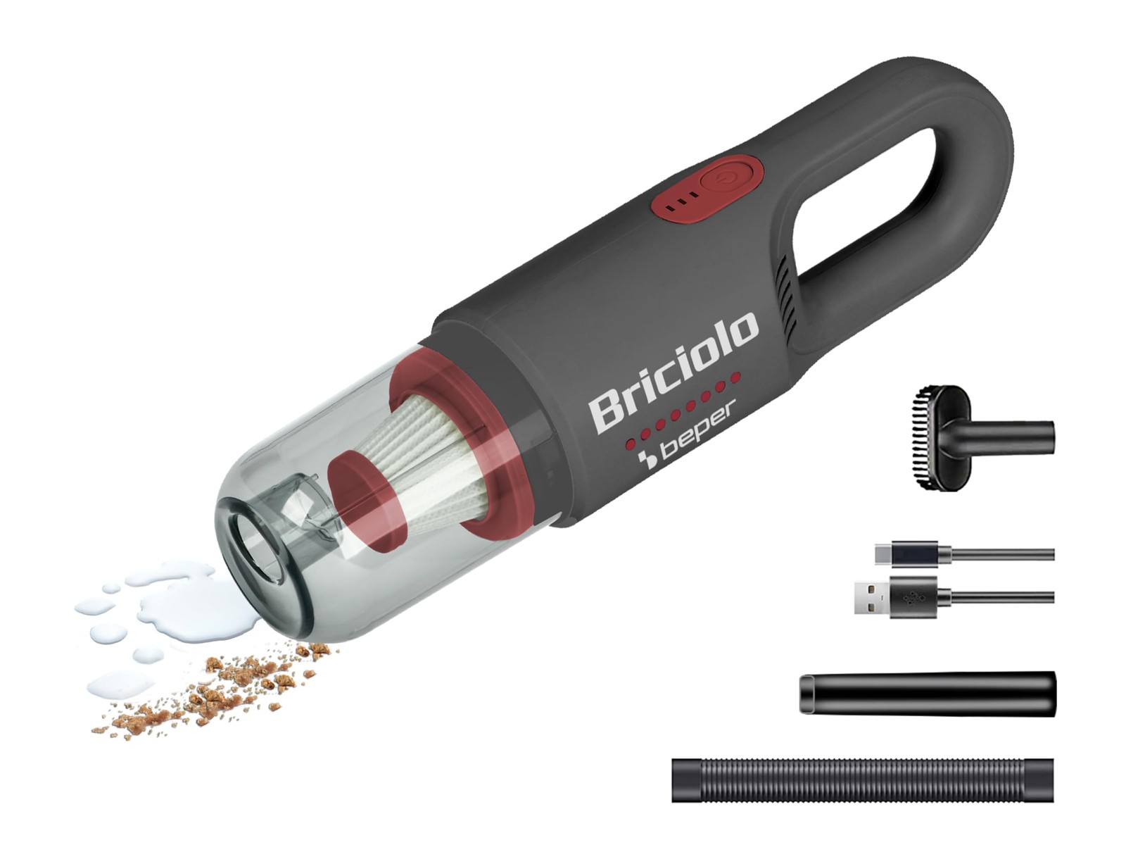 Aspirapolvere Portatile Beper P202ASP401 55W con Filtro HEPA