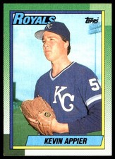 Kevin Appier 1990 Topps #167 Royals MLB READ FREE SHIPPING AutographDen