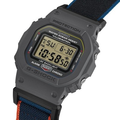 DW-5600MNC-8A2JF Casio G-SHOCK Watch NEW CLOTH BAND SERIES FIDLOCK