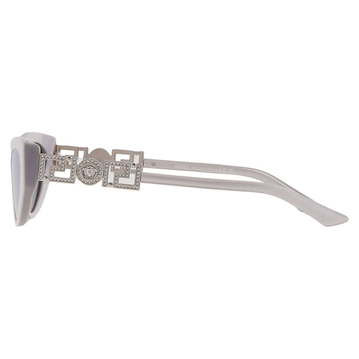 Versace Blue Mirror Silver Cat Eye Ladies Sunglasses VE4470B 54741U 56 thumbnail 5