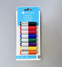 Silhouette Sketch Pens Basic Multicolor 8 Piece Set 8 Colors