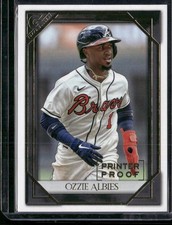 2021 Topps Gallery #99 Ozzie Albies Printer Proof