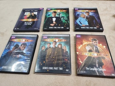 Doctor Who BBC DVD Lot Christopher Eccleston David Tennant 6 Volume Set