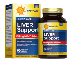 Liver Support Herbal Detox  90 Vegetarian Capsules  Non-GMO  by Renew Life