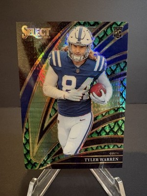 Tyler Warren 2025 Club Level Dragonscale Rookie /50