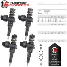 4x 0414720232 Bosch Pumpe Düse für VW Caddy Golf V 2.0 SDI 038130073BR