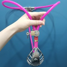 Male Bondage Chastity Belt Cage Half-hollow Device Adjustable Locking Underwear