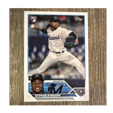 Topps 2023 Update Series Rookie Base Set #US320 George Soriano Miami Marlins