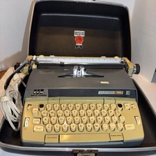 Smith-Corona Electra 120 Typewriter with Hard Case & Ribbon—Needs Work—SHPSN’24H thumbnail