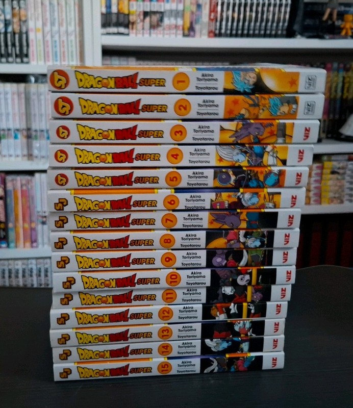 Dragon Ball Super Manga Set Volumes 1-15 English