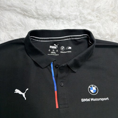 #ad #ad Puma BMW Motorsport M Series Polo Shirt Mens XXL Black Cars Collectors Golf $30.00