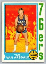 1974-75 Topps Tom Van Arsdale Philadelphia 76ers #20