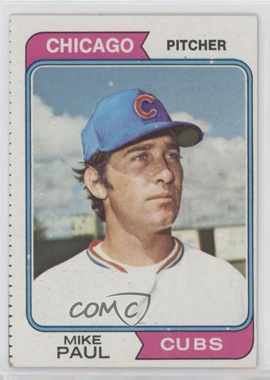 1974 Topps Baseball Card Mike Paul #399 NM-MT