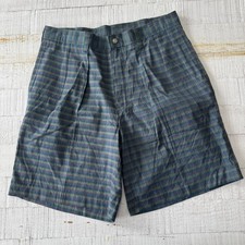 Vintage American Eagle Outfitters size 32 Plaid Chino Shorts NWT 1977-1985