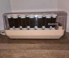 REMINGTON Care Setter 20 VELVET FLOCKED HOT ROLLERS CURLERS CLIPS Model KF-20-1 