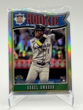 2025 Bowman Adael Amador Rookie of the Year Favorites Refractor Rockies & Base.