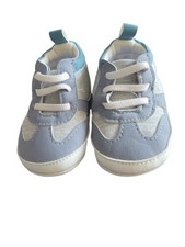 Child Of Mine By Carter's Boy's Kyle Sneaker Gray & Blue Size 0-3 Months