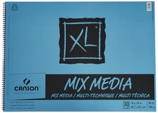 Canson - 100510931 XL Series Mix Paper Pad, Heavyweight, Fine Texture, Heavy