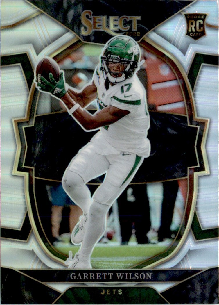 Garrett Wilson 2022 Panini Select Silver Prizms RC #88 New York Jets