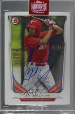 2019 36/99 JP Crawford (2014 Bowman Draft Picks & Prospects) Buyback Auto 8d2