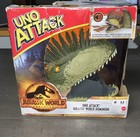 B3 NEW UNO ATTACK JURASSIC WORLD DOMINATION CARD GAME DAMAGED BOX FAMILY NIGHT