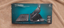 New Logitech Alto Cordless Notebook Stand with Cordless Keyboard, USB Hub, Mouse