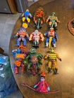 Vintage 1980s He-Man MOTU 10 Action Figures Lot  Complete Figures Mattel
