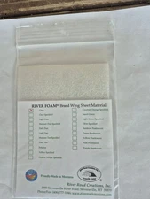 RIVER ROAD  WING SHEET  Material, Clear , Fly tying