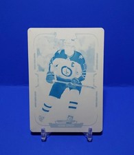 🤯 2025-26 O-PEE-CHEE ADAM LOWRY 1 OF 1 CYAN PRINTING PLATE WINNIPEG JETS 🤯