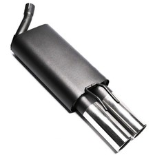 TA SPORT-AUSPUFF ENDSCHALLDÄMPFER 2X76MM FÜR RENAULT TWINGO 1 TYP C06 1.2