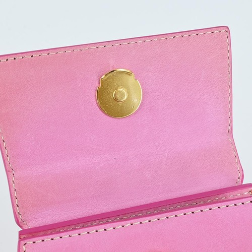 JACQUEMUS | Mini bolso de cuero rosa claro Le Chiquito - Imagen 12 de 15