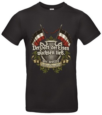Der Gott, der Eisen wachsen ließ T Shirt   Odin Germanen Infused Statement Tee