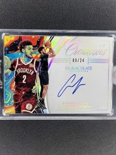 2024-25 Panini Immaculate  Cameron Johnson Canvas Creations On Card Auto 9/24