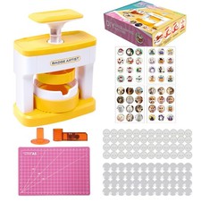 Button Maker Machine 55mm 2.16inch ,DIY Pin Button Maker,Button Press Machine...