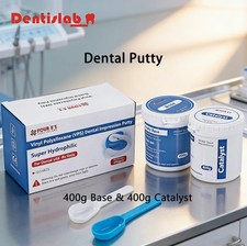 Dental Impression Putty Fast Set 800g VPS Putty 400g Base  400g Catalyst US
