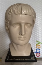 Vintage ELAVIL Anatomical Head Brain 1974 MSD MERCK Pharmaceutical Drug Promo