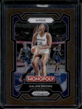 2024 Panini Prizm Monopoly WNBA #47 Kalani Brown Brown Prizms #/249